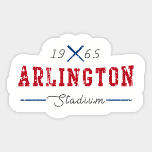 Arlington Stadium Sticker